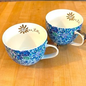 Two Lilly Pulitzer ‘Lion Around’ 12 oz. Ceramic Mugs
